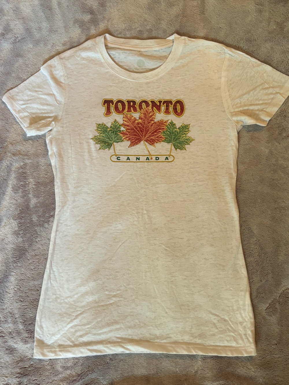 toronto graphic white shirt